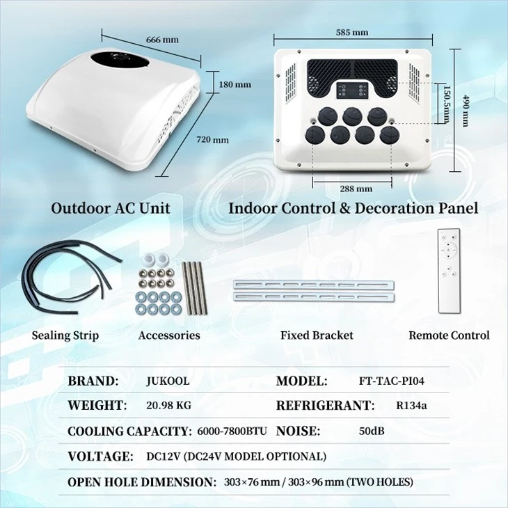 Roof Mounted Air Conditioner For Trucks